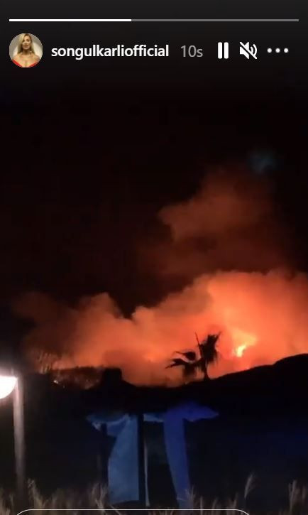 Fethiye yangınında son durum görüntüler korkunç Songül Karlı paylaştı! - Resim: 3