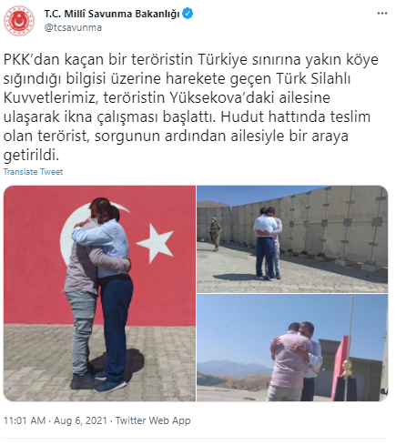 Terör örgütü PKK'dan kaçan terörist teslim oldu - Resim: 0