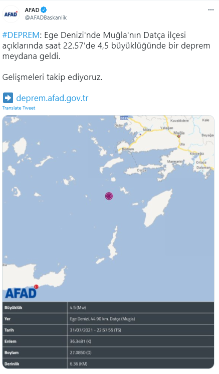 Yangın bölgesi Muğla'da korkutan deprem! AFAD'dan son dakika açıklaması - Resim: 0
