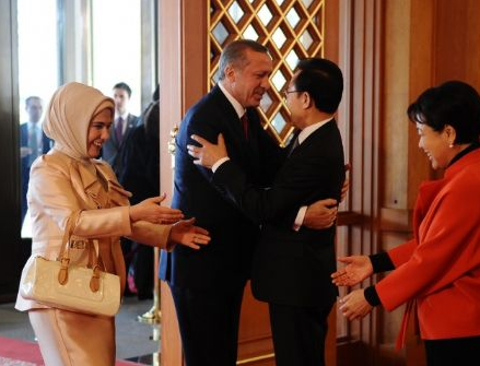 Erdoğan'a Mavi Köşk'te sıcak karşılama - Resim: 4
