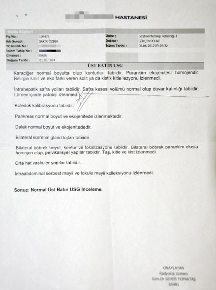 Terör gazisine 'normal' rapor - Resim: 3