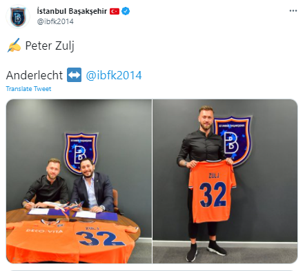 Medipol Başakşehir Peter Zulj ile 3 yıllık sözleşme imzaladı - Resim: 0