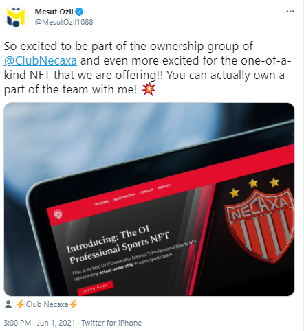 Mesut Özil, Meksika 1. lig takımı Necaxa'yı satın aldı - Resim: 0