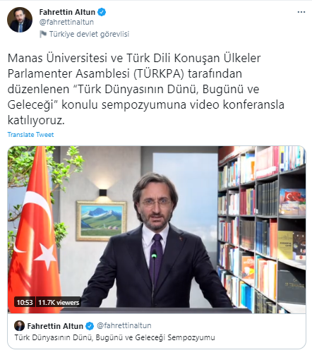 Fahrettin Altun: FETÖ, Orta Asya’daki soydaşlarımız için de çok büyük tehdit - Resim: 0