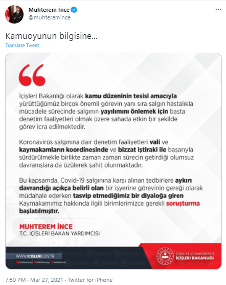 İçişleri Bakanlığı açıkladı: Çerkezköy Kaymakamı Atilla Selami Abban'a soruşturma - Resim: 0