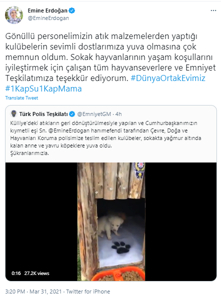 Emine Erdoğan, emniyet teşkilatına teşekkür etti - Resim: 0