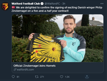 Fenerbahçe Trabzonspor derken ters köşe! Watford'a 5 buçuk yıllık imza - Resim: 0