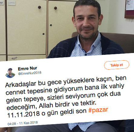 12 Kasım'da gidecek iş olmayacak diye istifa etmişti Emre Nur kıyamet kopmayınca... - Resim: 2