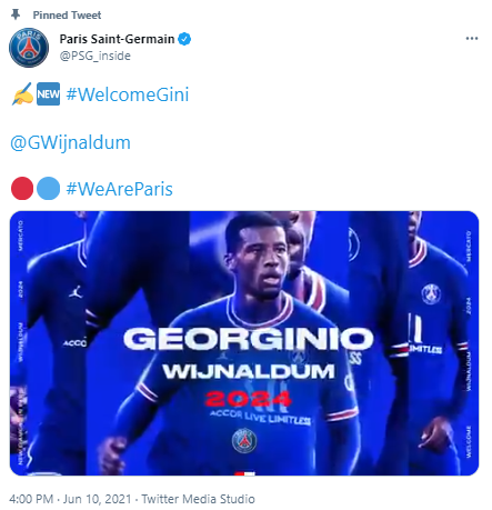 PSG, Wijnaldum'u kadrosuna kattı: 2024'e kadar sözleşme - Resim: 0