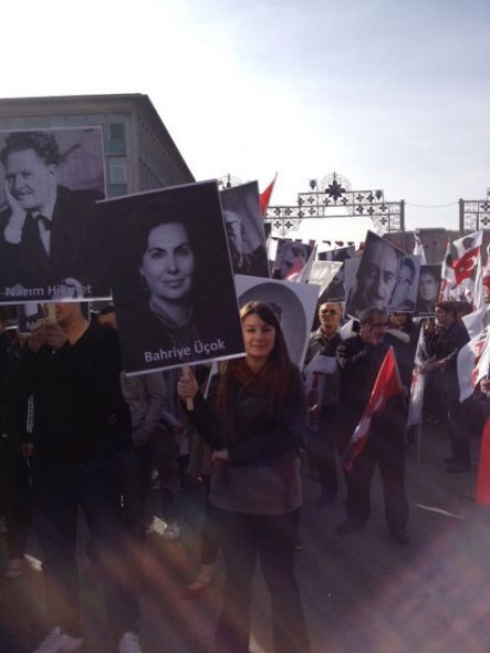 Ankara'da Cumhuriyet yürüyüşü gerilimi - Resim: 3