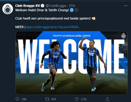 Nabil Dirar resmen Club Brugge'da - Resim: 0