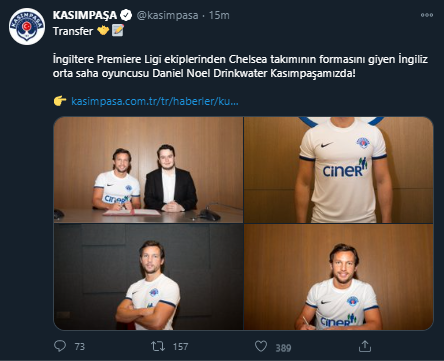 Kasımpaşa, Daniel Noel Drinkwater'la sözleşme imzaladı - Resim: 0