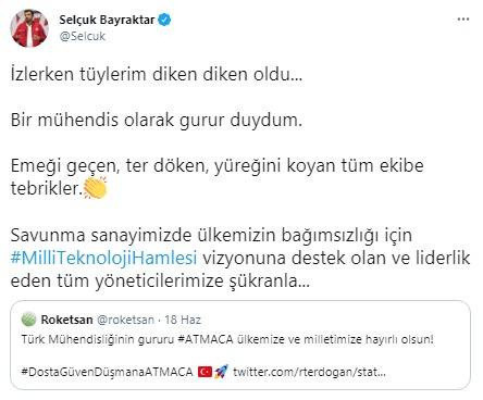 Selçuk Bayraktar paylaştı: İzlerken tüylerim diken diken oldu - Resim: 0