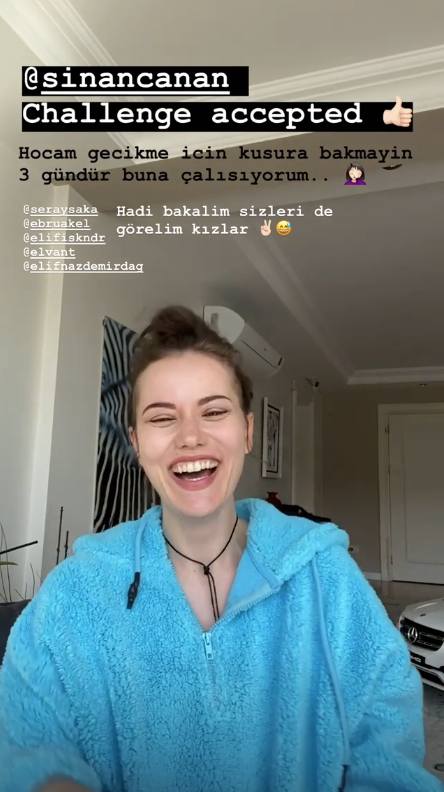Fahriye Evcen sosyal medyaya damga vurdu Instagram'dan el dansını paylaştı - Resim: 4