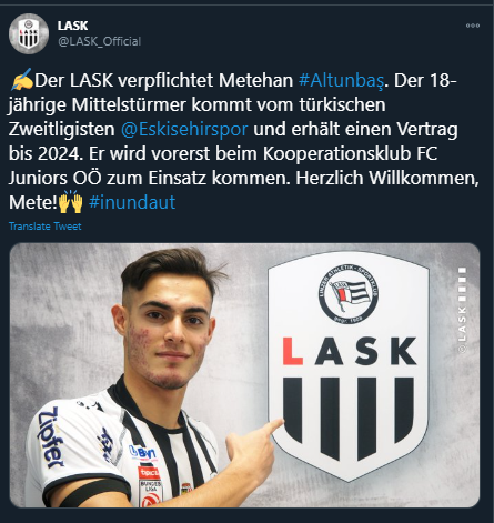Metehan Altunbaş LASK Linz'e transfer oldu - Resim: 0