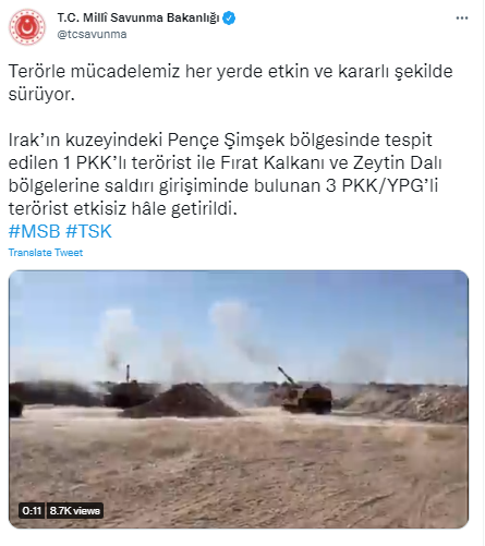 Milli Savunma Bakanlığı: 4 terörist etkisiz hale getirildi - Resim: 0