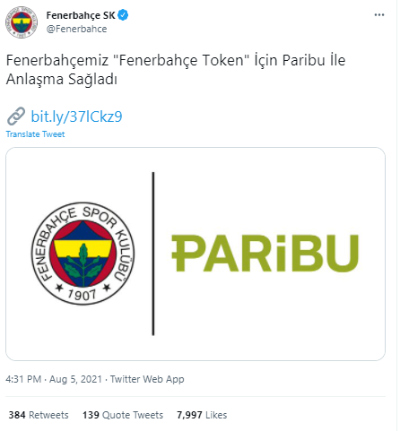 Fenerbahçe, kripto para platformu Paribu ile anlaştı - Resim: 0
