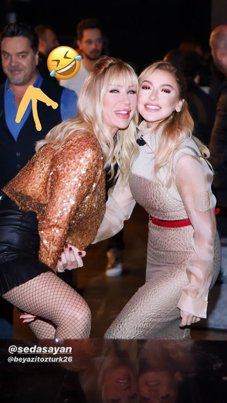 Hadise Seda Sayan'la pozunu paylaştı Beyazıt Öztürk detayı ve mini etek olay oldu - Resim: 2