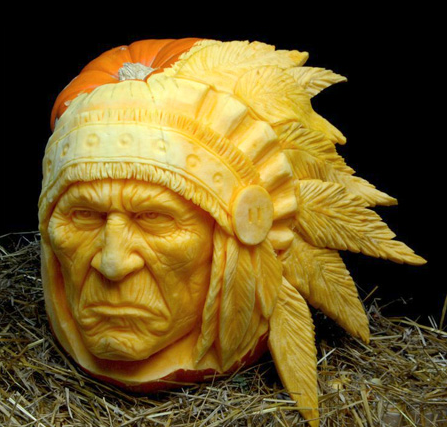 Balkabağı dediğin böyle oyulur - Resim: 2