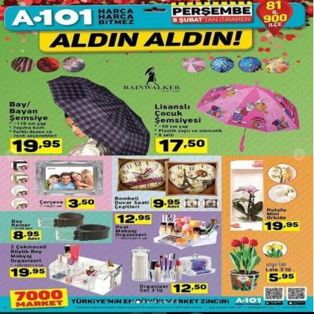 A101 aktüel 8 şubat indirim kataloğu yeni ürün listesi - Resim: 2