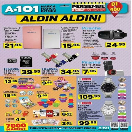 A101 aktüel 8 şubat indirim kataloğu yeni ürün listesi - Resim: 3
