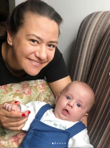 Ezgi Sertel 4 aylık ikizleriyle beğeni rekoru kırıyor oyuncu Ozan Çobanoğlu ile evli - Resim: 2