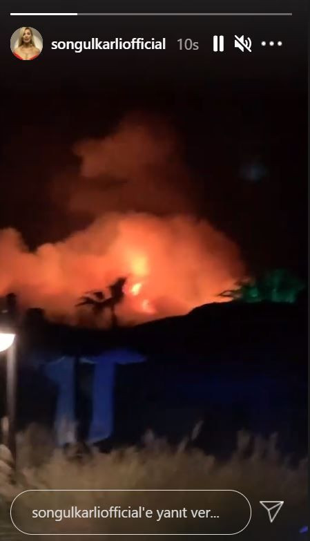 Fethiye yangınında son durum görüntüler korkunç Songül Karlı paylaştı! - Resim: 2