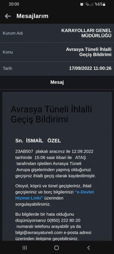 E-devlet üzerinden gelen tebligatı okuyunca hayatının şokunu yaşadı - Resim: 1