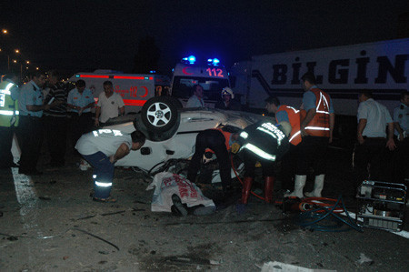 Ayaş yolunda feci kaza - Resim: 1