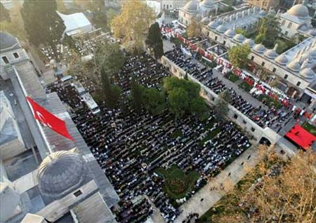 Süleymaniye'de bayram namazı - Resim: 2