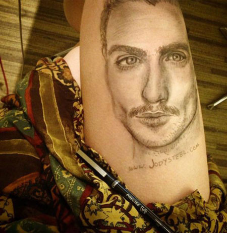 Bacaklar tuval oldu - Resim: 4