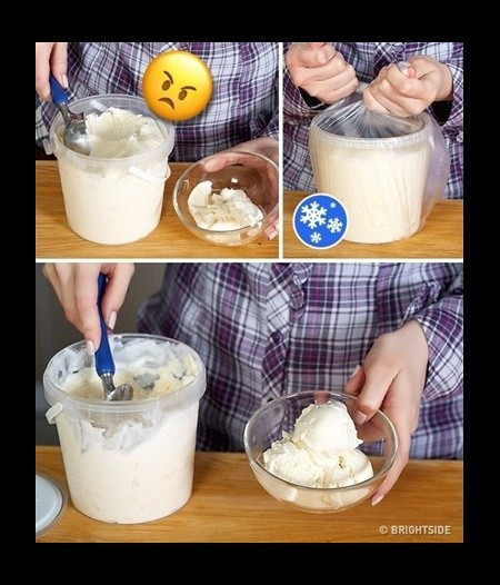 Dondurmayı poşet içinde dolaba koyarsanız... - Resim: 1