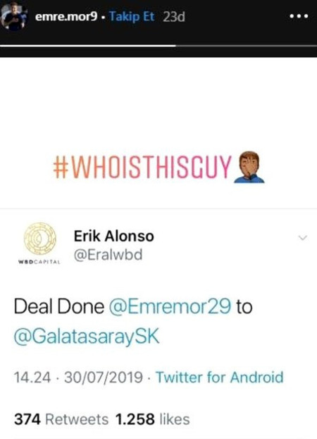 Emre Mor kafa karıştırdı: Bu adam kim? - Resim: 0