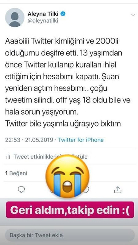 Aleyna Tilki kuralları ihlal etti! Twitter hesabı kapatıldı - Resim: 4