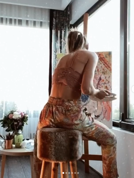 Şeyma Subaşı yeni hobisine dair ilk deneyimi anlattı karantina Şeyma'ya yaradı - Resim: 1