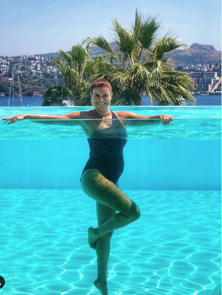 Ece Vahapoğlu hamileliğinde bakın kaç kilo almış sosyal medyadan paylaştı - Resim: 1