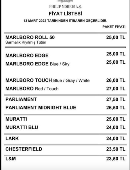Sigara zammı 2022 Winston Dark Blue fiyatı kaç para oldu? - Resim: 0