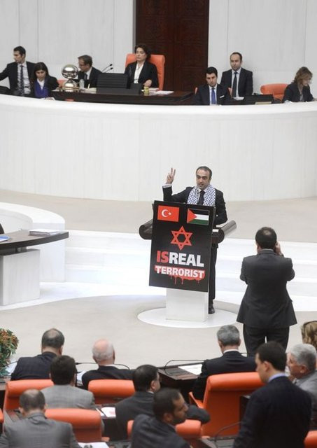 Meclis'te İsrail protestosu - Resim: 3