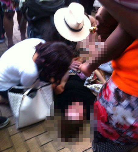 Sokak ortasında doğum - Resim: 1