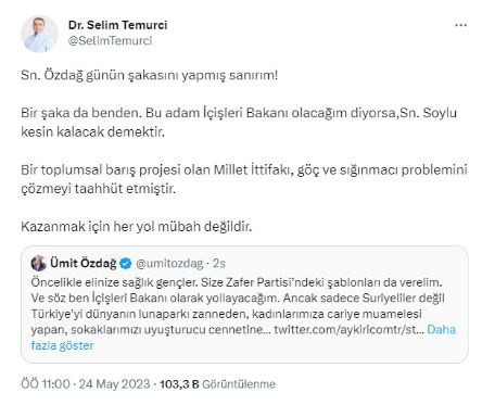 Ümit Özdağ İçişleri Bakanı olacağını söyledi Davutoğlu cephesinden onay çıkmadı - Resim: 0