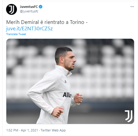 Juventus'tan Merih Demiral açıklaması - Resim: 0