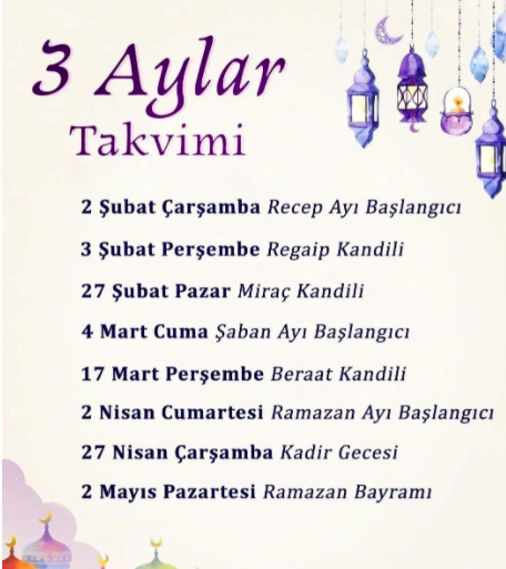 Recep ayının ilk gecesi çekilecek zikir ve tesbihler neler sayısı - Resim: 0