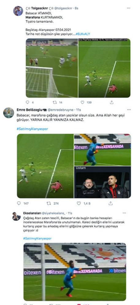 Beşiktaş-Alanyaspor maçında şike iddiası! Marafona ve Babacar detayı bomba - Resim: 4