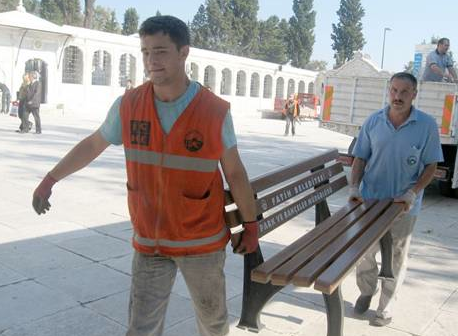 Fatih Camii'nde cenaze hazırlıkları  - Resim: 4