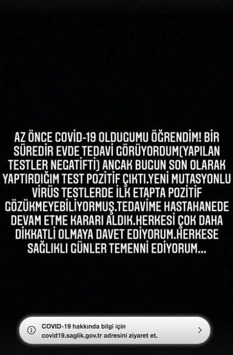 Tolgahan Sayışman hastaneye kaldırıldı mutasyonlu virüse yakalandı - Resim: 2
