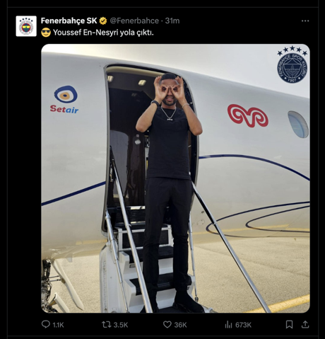 Fenerbahçe, Youssef En-Nesyri transferini KAP'a bildirdi - Resim: 1