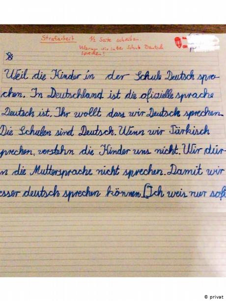 Almanya'da yeni bir ırkçı skandal! Türkçe konuşan öğrenciye ceza - Resim: 0