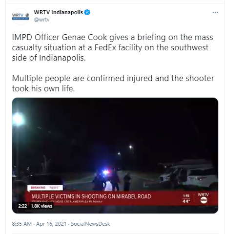 ABD'de FedEx tesisine silahlı saldırı! 8 kişiyi öldürdükten sonra intihar etti - Resim: 1