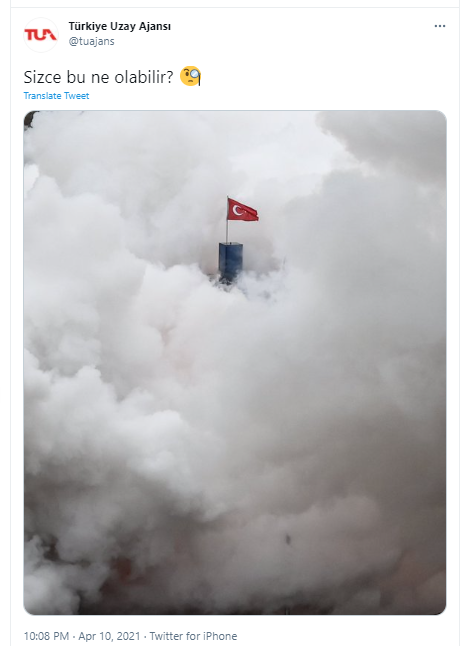 Türkiye Uzay Ajansı'nın paylaşımı heyecanlandırdı: Sizce bu ne olabilir? - Resim: 0