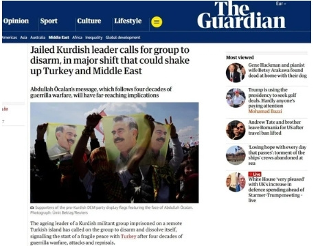 Abdullah Öcalan'ın çağrısı dünya basınında - Resim: 3